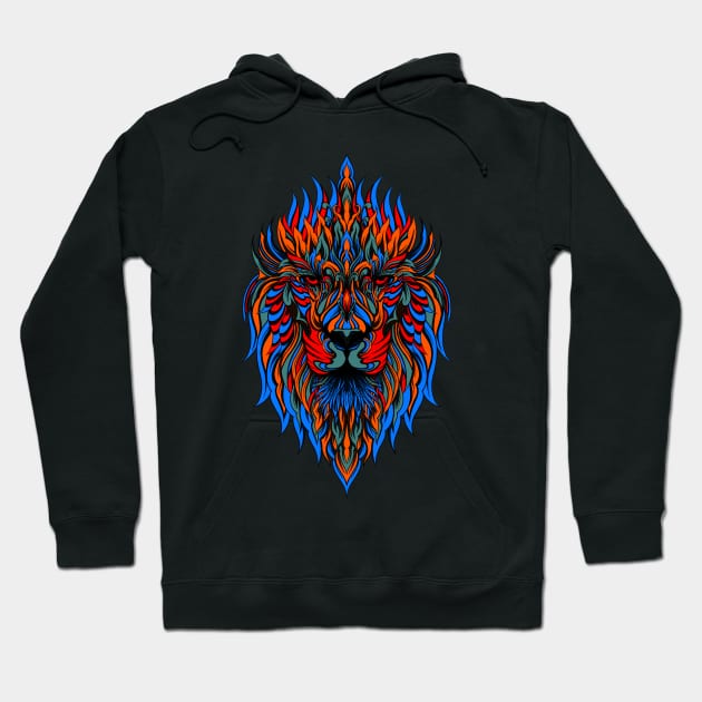 Ornating Lion Hoodie by Tuye Project